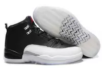 air jordan 12 hommes basketball chaussures discount black white